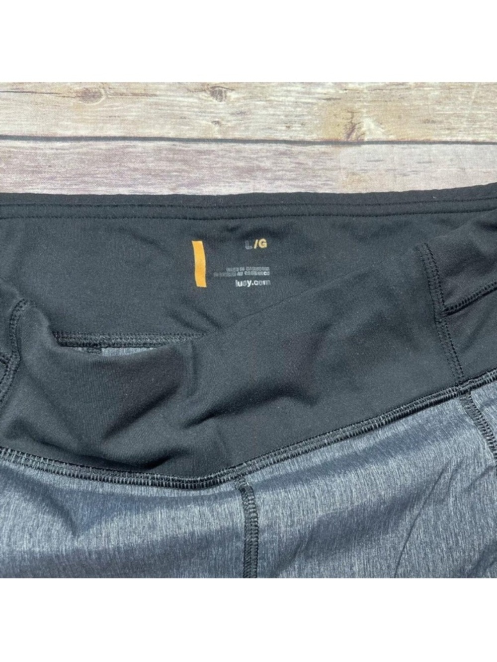 Lucy Women’s Get Going Pants | Charcoal Gray | Size Large | Discontinued - Picture 6 of 7